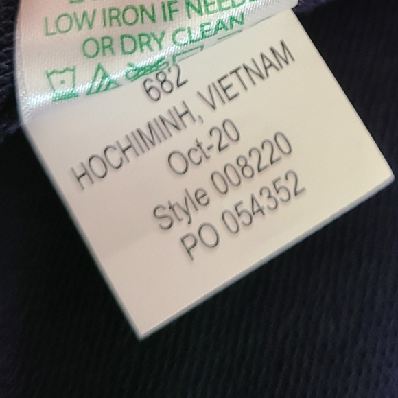 Lilly Pulitzer Off Shoulder Sheera French Terry Top in True Navy XL - Picture 11 of 11